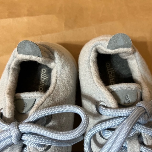 Allbirds | Women's Wool Runners Sneakers Limited Edition Frost Pale Blue Size 9 - Picture 7 of 12
